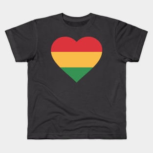 Heart Black History Month Kids T-Shirt